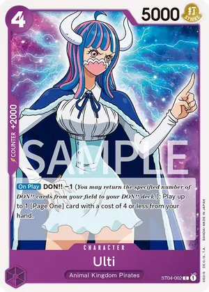 Carta Ulti ST04-002, versión Promo