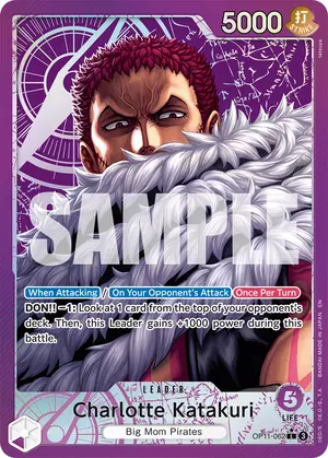 Carta Charlotte Katakuri OP11-062, versión Arte alternativo