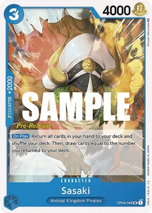 Carta Sasaki OP04-048, versión Promo