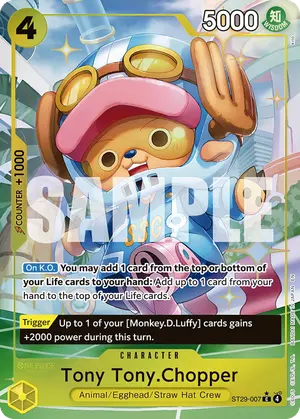 Carta Tony Tony.Chopper ST29-007, versión Arte alternativo