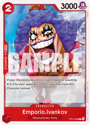 Carta Emporio.Ivankov OP13-008, versión Normal
