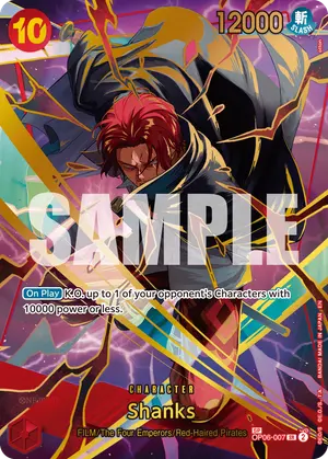 Carta Shanks OP06-007, versión SP