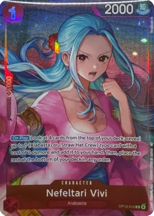 Carta Nefeltari Vivi OP13-012, versión Arte alternativo