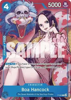 Carta Boa Hancock P-066, versión Promo