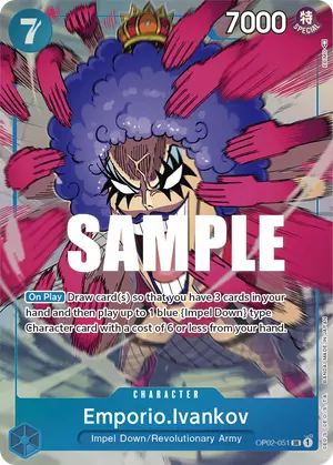 Carta Emporio.Ivankov OP02-051, versión Arte alternativo