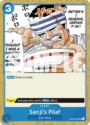 Carta Sanji's Pilaf OP03-056, versión Normal