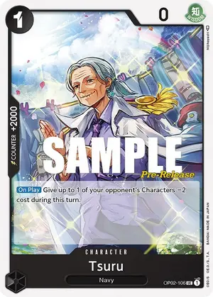 Carta Tsuru OP02-106, versión Promo