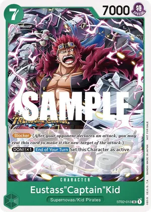 Carta Eustass"Captain"Kid ST02-013, versión Arte alternativo