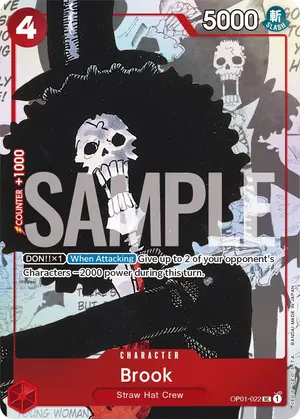 Carta Brook OP01-022, versión Arte alternativo