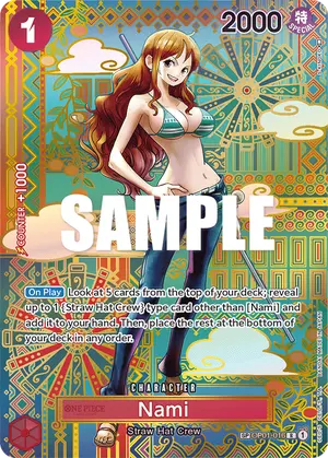 Carta Nami OP01-016, versión SP