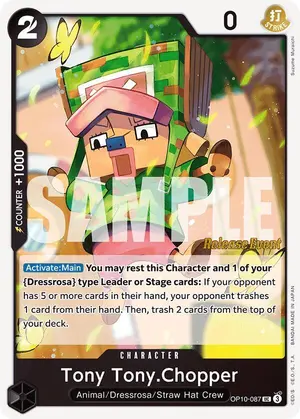 Carta Tony Tony.Chopper OP10-087, versión Promo