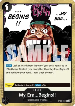 Carta My Era...Begins!! OP09-096, versión Normal