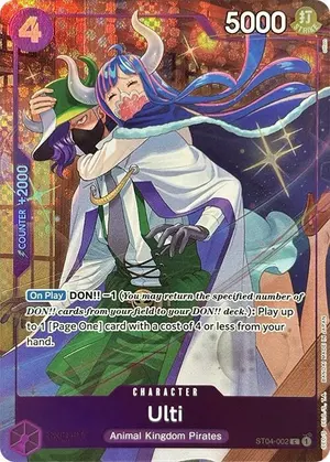 Carta Ulti ST04-002, versión Arte alternativo
