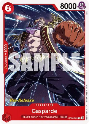 Carta Gasparde OP06-005, versión Promo