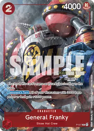 Carta General Franky P-027, versión Promo