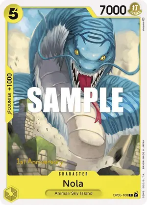 Carta Nola OP05-108, versión Promo
