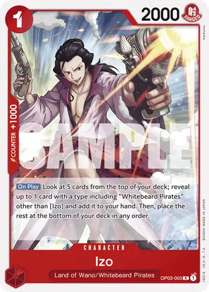 Carta Izo OP03-003, versión Normal
