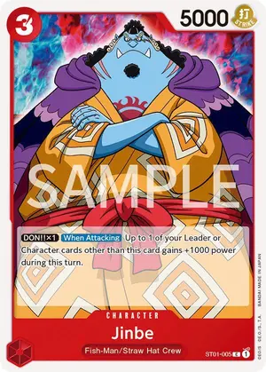 Carta Jinbe ST01-005, versión Promo