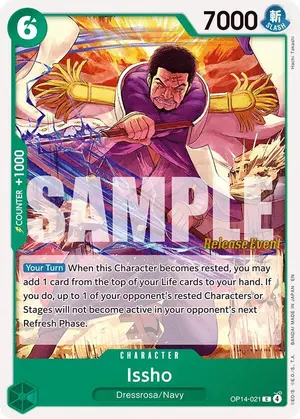 Carta Issho OP14-021, versión Promo