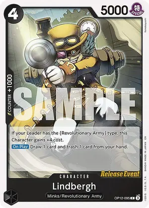 Carta Lindbergh OP12-095, versión Promo