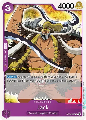 Carta Jack ST04-008, versión Promo