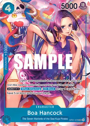 Carta Boa Hancock OP01-078, versión Arte alternativo