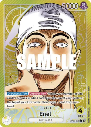 Carta Enel OP05-098, versión Arte alternativo