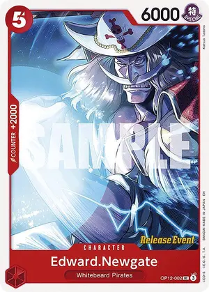 Carta Edward.Newgate OP12-002, versión Promo