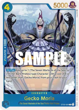 Carta Gecko Moria ST03-004, versión Arte alternativo