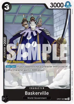 Carta Baskerville OP07-087, versión Promo