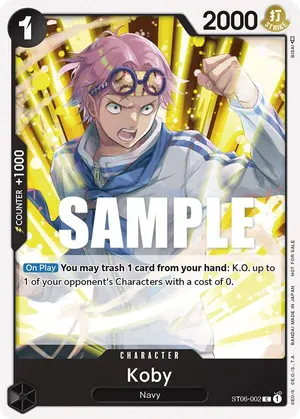 Carta Koby ST06-002, versión Arte alternativo