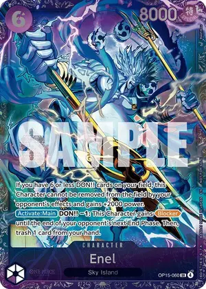 Carta Enel OP15-060, versión Arte alternativo