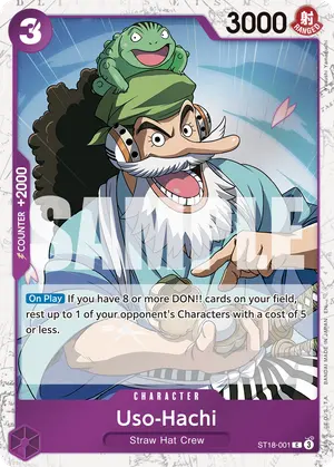 Carta Uso-Hachi ST18-001, versión Normal