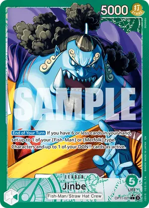 Carta Jinbe OP11-021, versión Arte alternativo