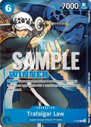 Carta Trafalgar Law P-009, versión Arte alternativo