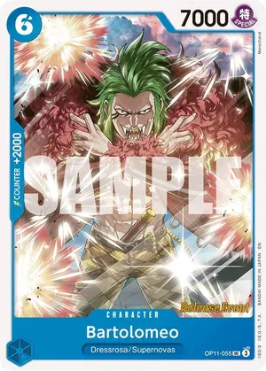 Carta Bartolomeo OP11-055, versión Promo