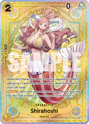 Carta Shirahoshi EB01-057, versión SP