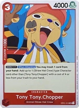 Carta Tony Tony.Chopper OP01-015, versión Promo