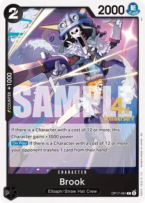 Carta Brook OP17-091, versión Promo