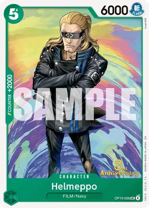 Carta Helmeppo OP13-036, versión Promo