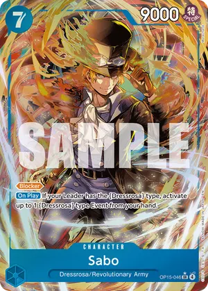 Carta Sabo OP15-046, versión Arte alternativo