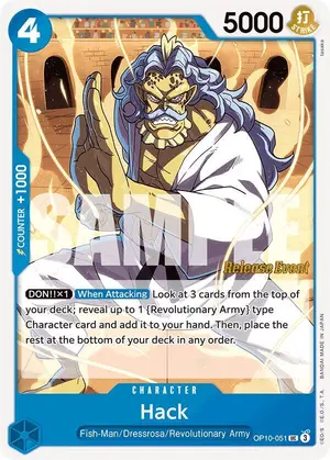Carta Hack OP10-051, versión Promo