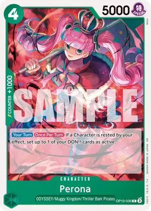 Carta Perona OP10-036, versión Normal