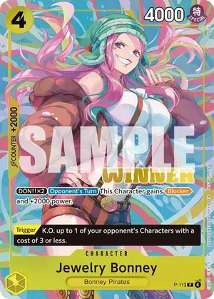 Carta Jewelry Bonney P-113, versión Promo