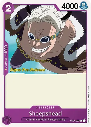Carta Sheepshead ST04-007, versión Promo