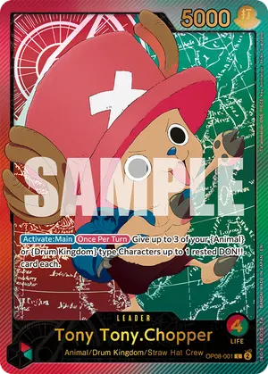 Carta Tony Tony.Chopper OP08-001, versión SP