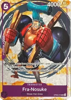 Carta Fra-Nosuke OP05-070, versión Arte alternativo