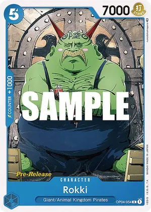 Carta Rokki OP04-054, versión Promo