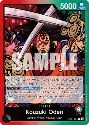 Carta Kouzuki Oden EB01-001