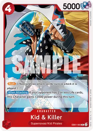 Carta Kid & Killer EB01-003